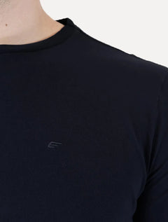 Camiseta Ellus Cotton Fine Easa Classic Midnight Blue Marinho