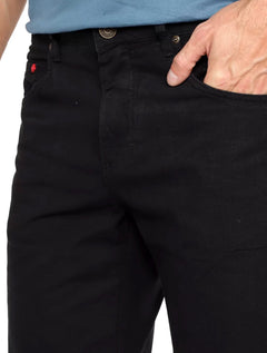 Bermuda Forum Masculina Regular Sarja Thiago Preta