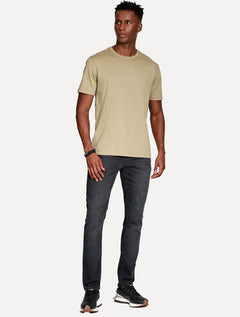 Camiseta Aramis Masculina Basic Lisa Mono Icon Caqui