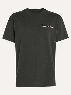 Camiseta Tommy Jeans Masculina Classic Linear Embroidered Chest Chumbo