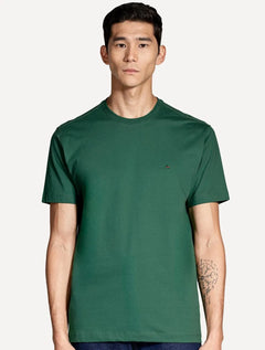 Camiseta Aramis Masculina Basic Lisa Dark Logo Verde Escuro