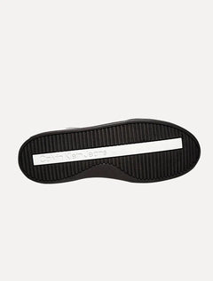 Tênis Calvin Klein Jeans Masculino Couro Sash Logo Basico Preto