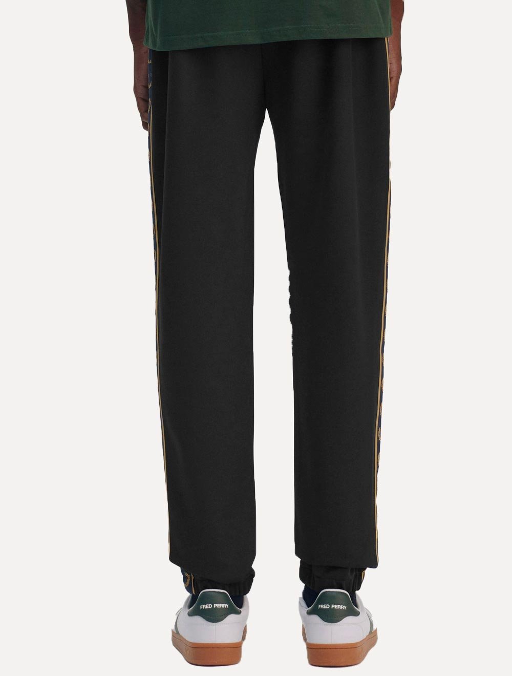 Calça Fred Perry Masculina Contrast Tape Track Azul Marinho