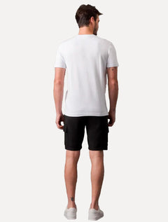 Camiseta Calvin Klein Masculina Piquet Orgânico Cotton Branca