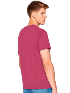 Camiseta Levis Masculina Logo Batwing Classic Bordô