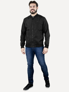 Jaqueta Ellus Masculina Nylon Light Bomber Pocket Preta