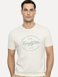 Camiseta King & Joe Masculina Signature Color Circle Estd 2013 Off White