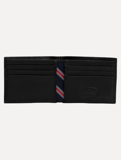 Carteira Tommy Hilfiger Porta Cartão Couro Eton Mini CC Holder Preta