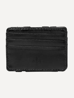 Carteira Dudalina Masculina Mágica de Couro Preta