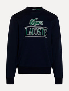 Moletom Lacoste Masculino Cotton Fleece Branded Jogger Azul Marinho