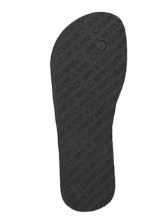 Chinelo Calvin Klein Jeans Logo Flow Preto