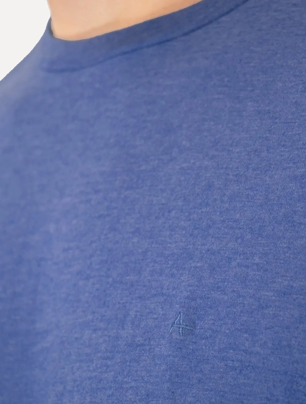 Camiseta Aramis Masculina Basic Lisa Mono Icon Azul Royal Mescla