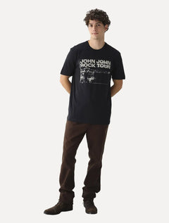 Camiseta John John Masculina Regular Red Tour Preta