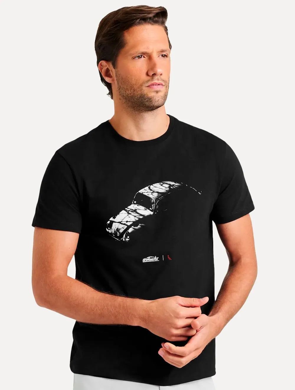 Camiseta Reserva Masculina Regular Fusca Preta