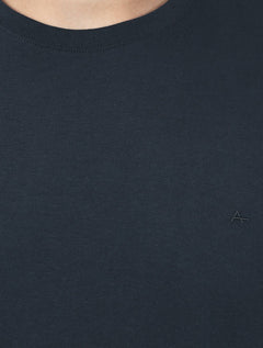 Camiseta Aramis Masculina Basica Mono Logo Surton Azul Marinho