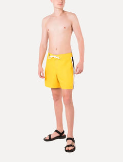 Bermuda Osklen Masculina D'Água Surf Urban Stripes Amarela