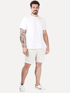 Short Calvin Klein Jeans Sarja Masculino Color Elastic Areia