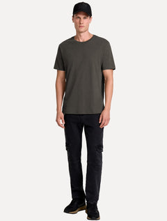 Camiseta John John Masculina Regular Fit Basic Lisa Cinza Escuro
