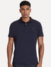 Polo Aramis Masculina Basic Piquet Azul Marinho