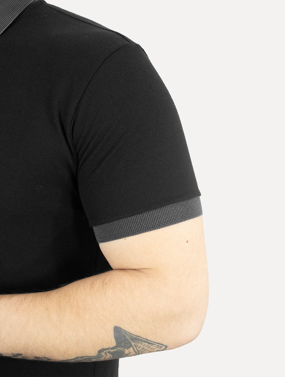 Polo Aramis Masculina Piquet Maquinetada Vegas Preto
