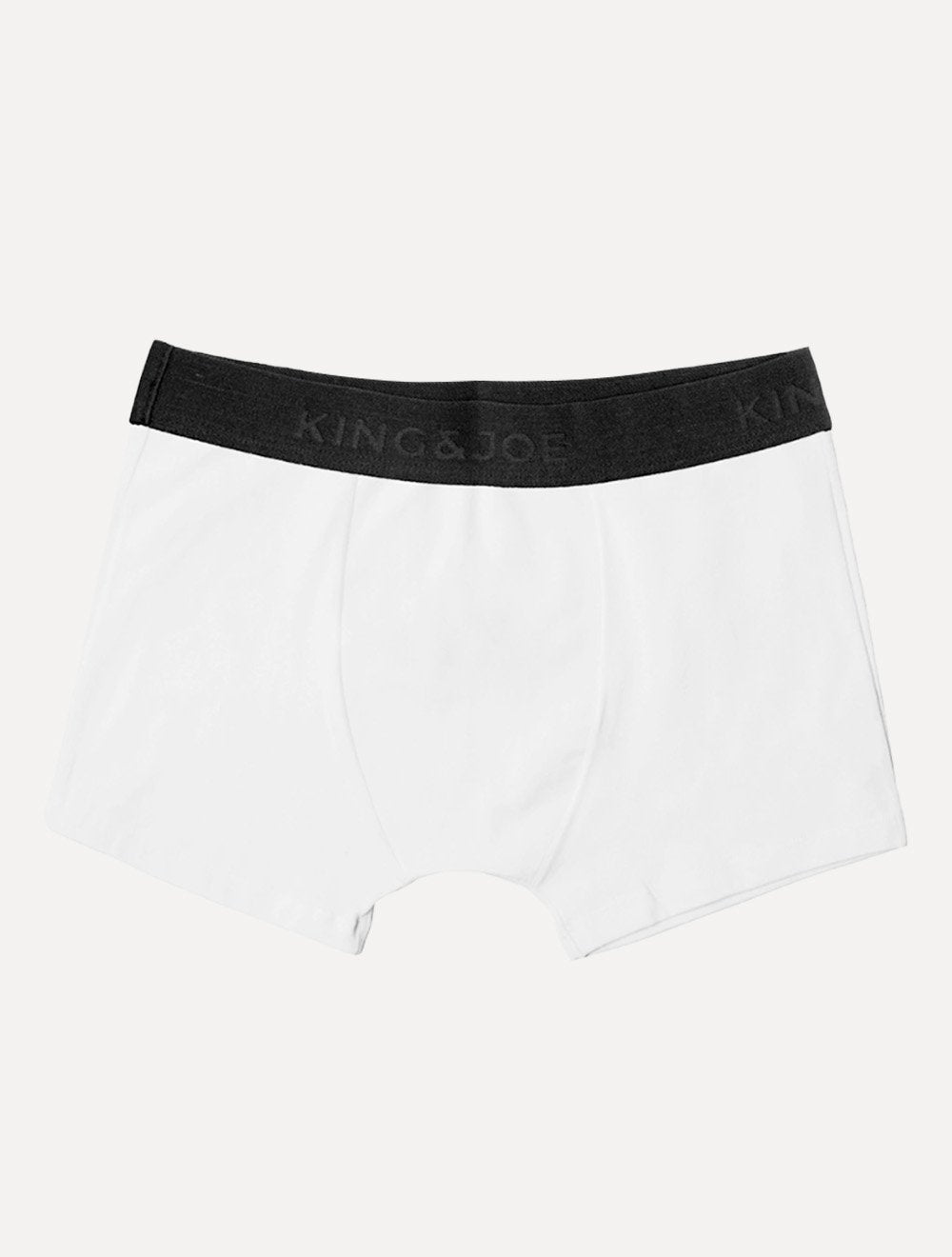 Cueca King & Joe Boxer Lisa Black Logo Branca Pack 2UN AC26701 00002
