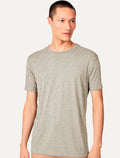 Camiseta Reserva Masculina Slim Malha Pêssego Areia Mescla