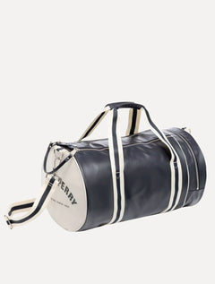 Bolsa Fred Perry Masculina Classic Barrel Off-White/Azul Marinho