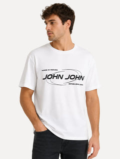 Camiseta John John Masculina Regular Fit Standout Branco