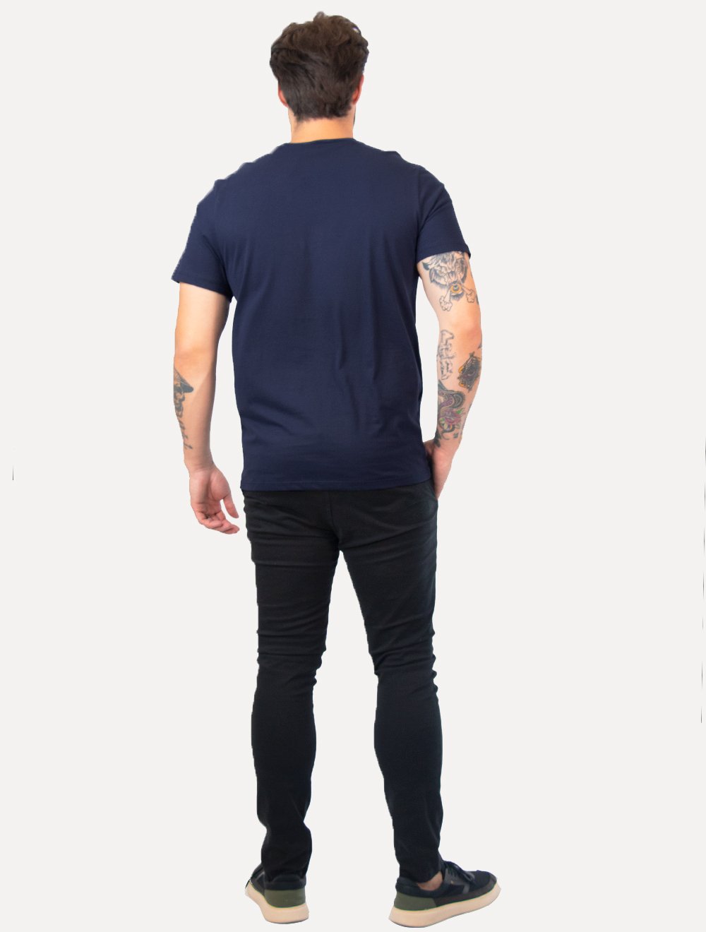Camiseta Columbia Masculina Regular Logo Branded Shadow Azul Marinho