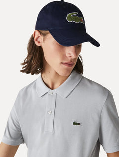Boné Lacoste Casual Contrast Strep Big Logo Azul Marinho