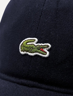 Boné Lacoste Casual Contrast Strep Logo Azul Marinho