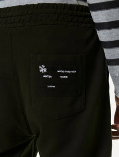 Calça John John Masculina Moletom Patch Verde Escuro