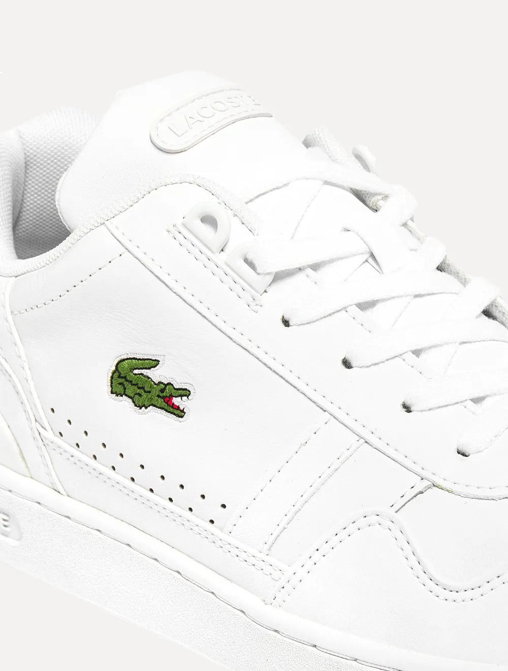 Tênis Lacoste Masculino Couro T-Clip Branco