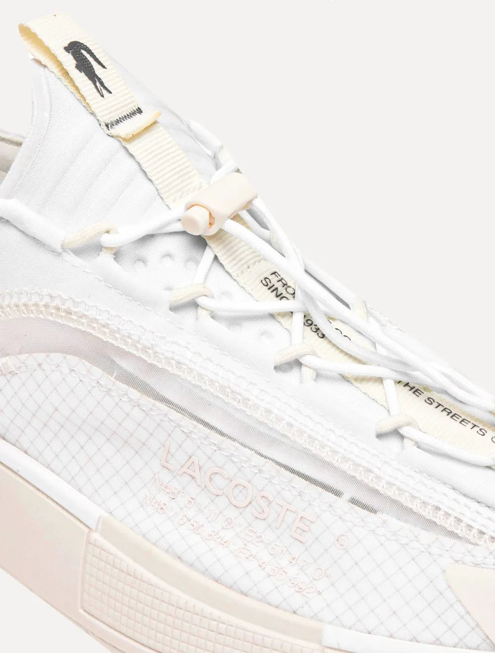 Tênis Lacoste Masculino Odyssa Lite Nylon Wht/Off Wht Branco