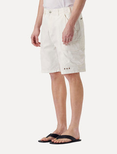 Bermuda Osklen Masculina Cargo Casual Crystal New Off-White
