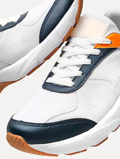 Tênis Calvin Klein Jeans Masculino New Runner Laser CK Branco