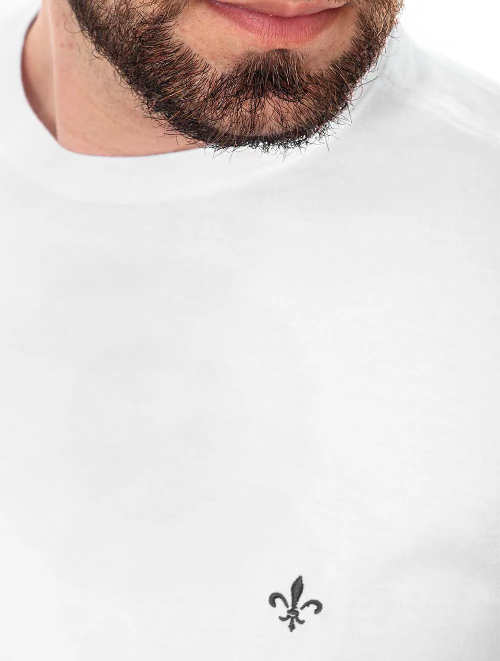 Camiseta Dudalina Masculina Regular Dark Icon Branca
