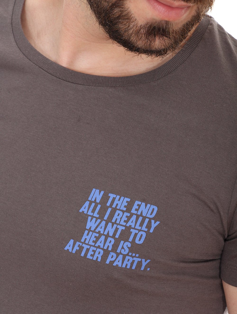 Camiseta Sergio K Masculina In The End Chumbo