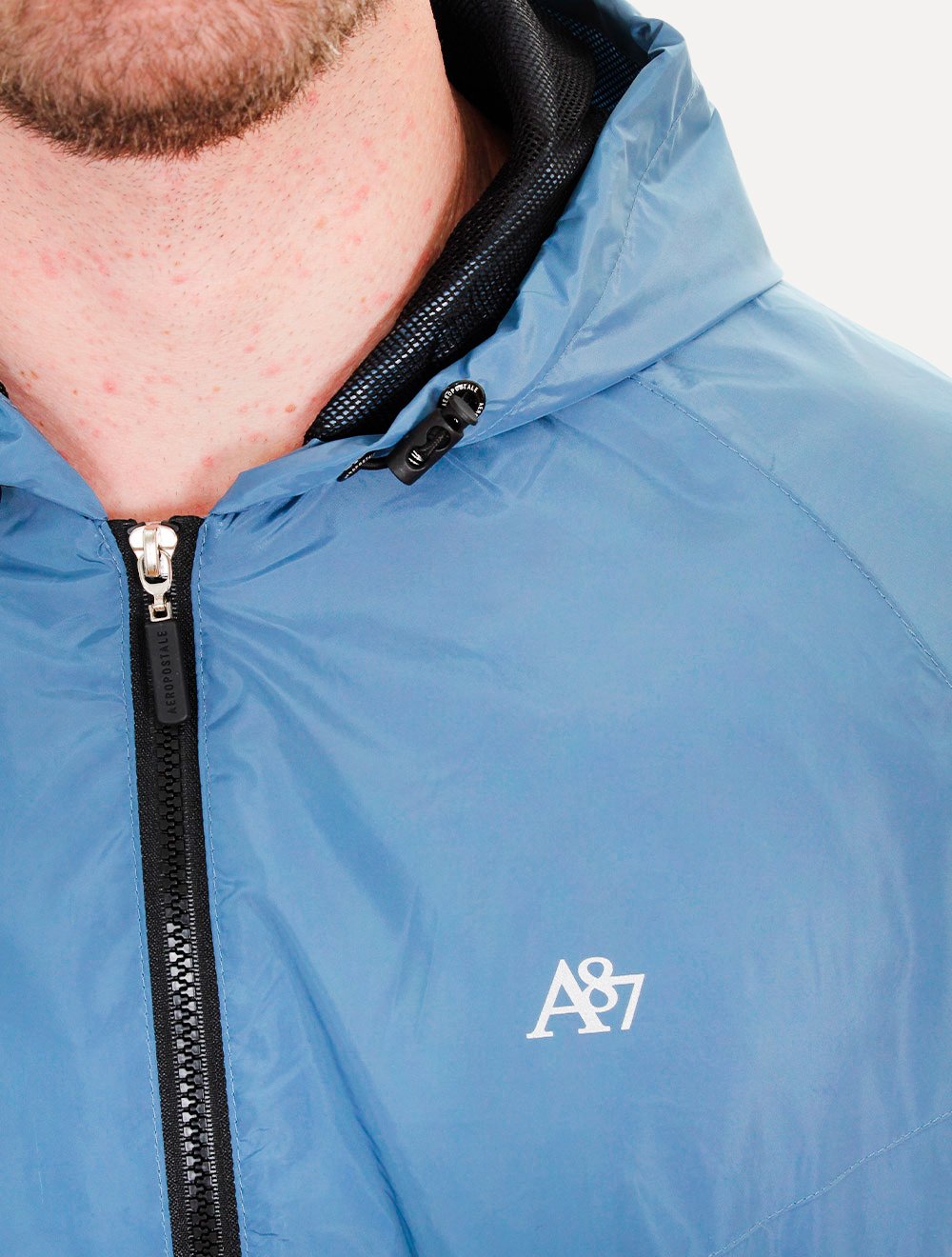 Jaqueta Aeropostale Masculina Corta-Vento A87 Azul Índigo