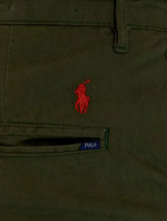 Bermuda Ralph Lauren Masculina Sarja Stretch Verde Militar