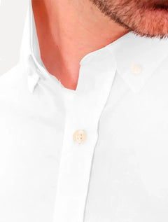 Camisa Ralph Lauren Masculina Custom Fit Classic Branca