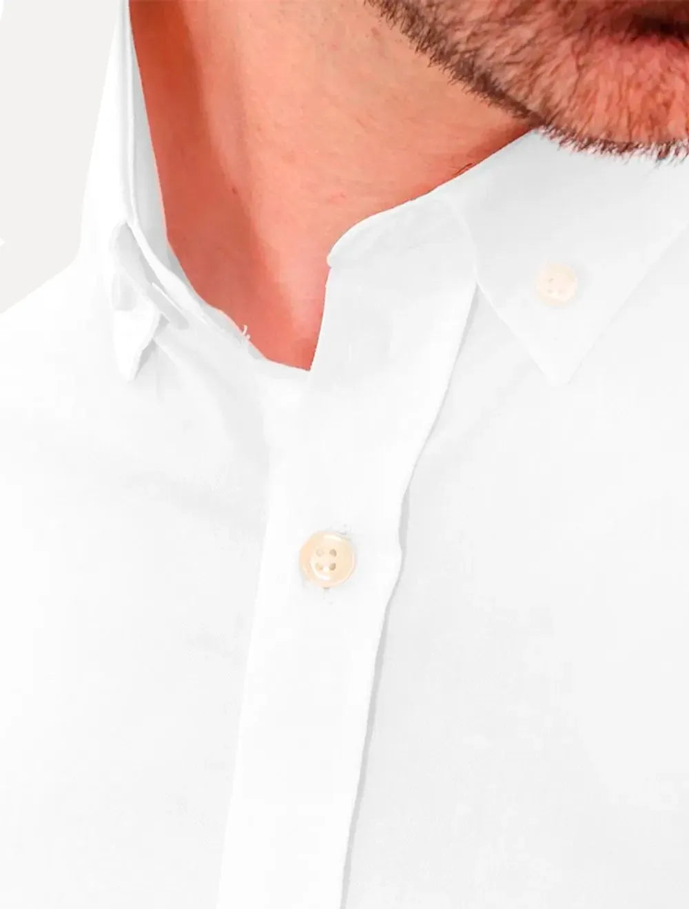 Camisa Ralph Lauren Masculina Custom Fit Classic Branca