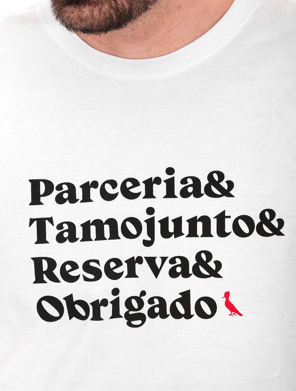Camiseta Reserva Masculina Parceria Branca