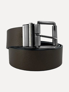 Cinto Calvin Klein Jeans Masculino Double Face Preto