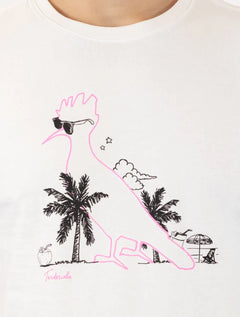 Camiseta Reserva Masculina Regular Pica-pau Tardezinha Branca