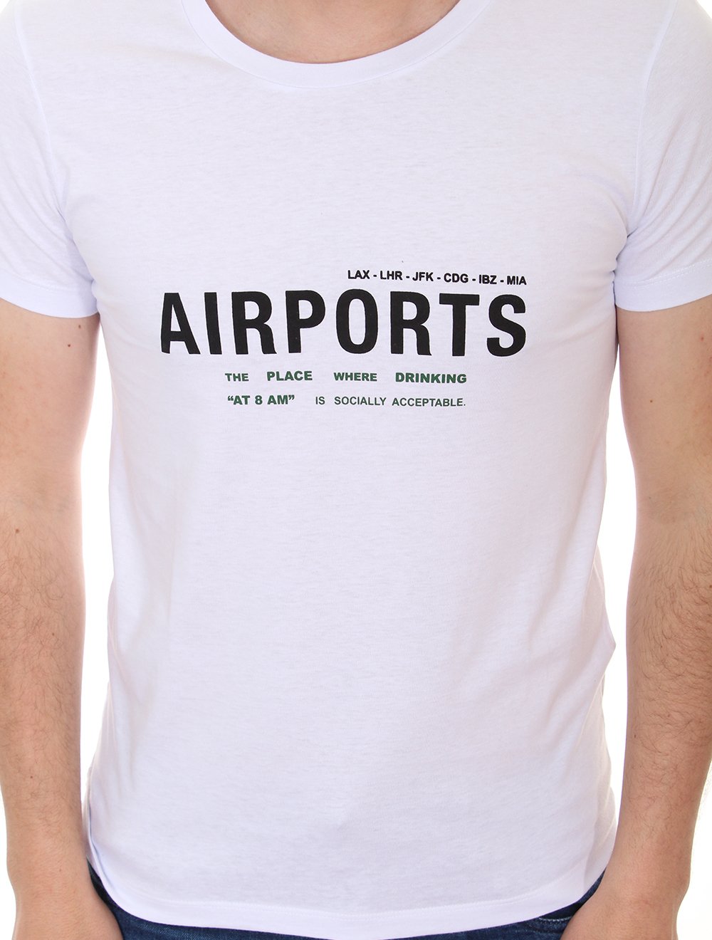 Camiseta Sergio K Masculina Airports Branca