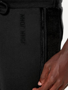 Calça John John Masculina Moletom Vip Suede Preta