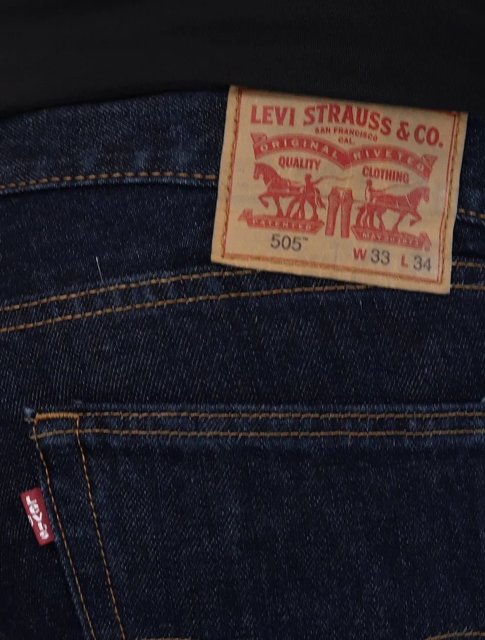 Calça Jeans Levis 505 Regular Azul Escuro