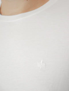 Camiseta Dudalina Ultrasoft Pima Cotton Logo Branca