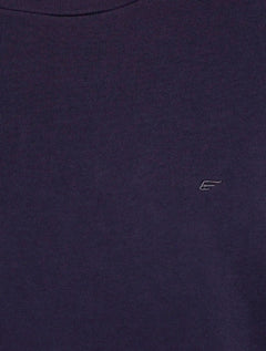 Camiseta Ellus Masculina Cotton Fine Classic Logo Azul Marinho